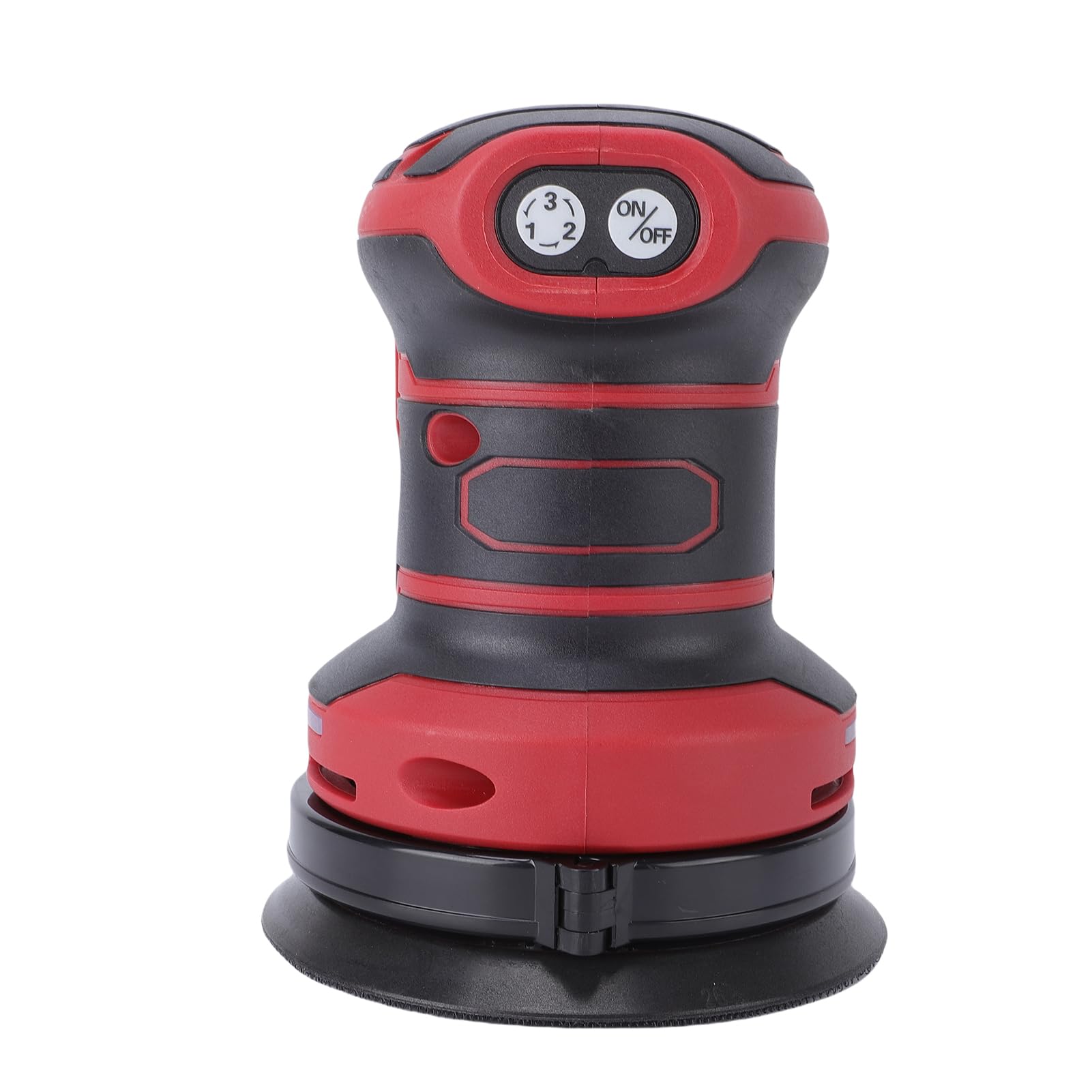 Hyuduo Miwok Lijadora Pulidora Inalámbrica de 18 V, Motor de 300 W con 3 Velocidades 7000 9500 11000 RPM, Lijadora de 125 Mm y 5 Pulgadas para Pulido de Pintura de Muebles de Metal y