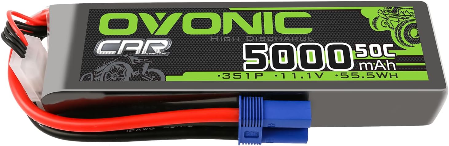 OVONIC Lipo 3S 8000mAh 50C 11.1V met Dean-Stijl T-connector voor RC Vliegtuig Helikopter Auto Vrachtwagen Truggy RC Hobby DIY (2 packs