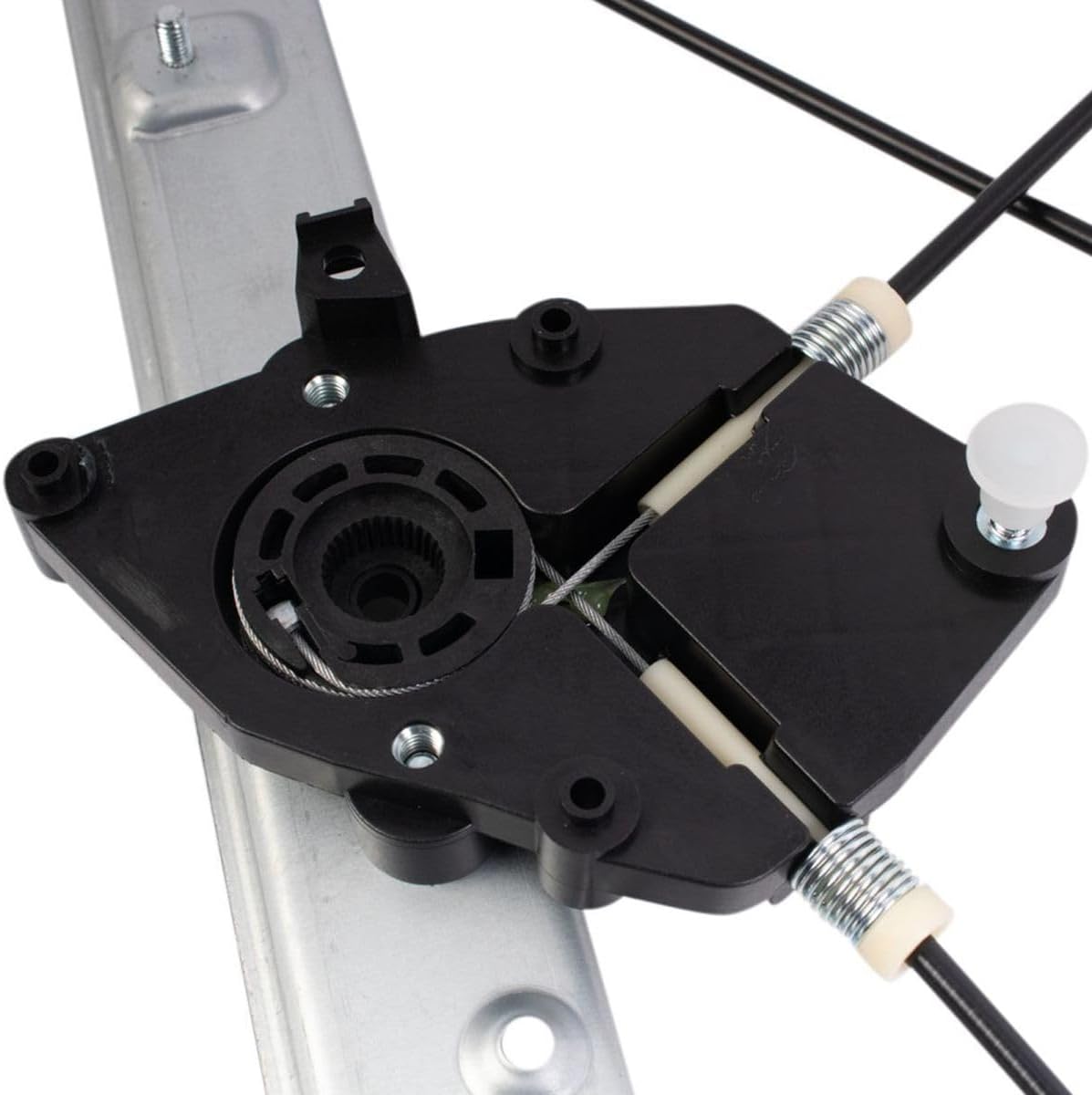 Power Window Regulator Front Passenger Side Right Galvanized Steel 125-59104R WRA52183 51333448250 749-499