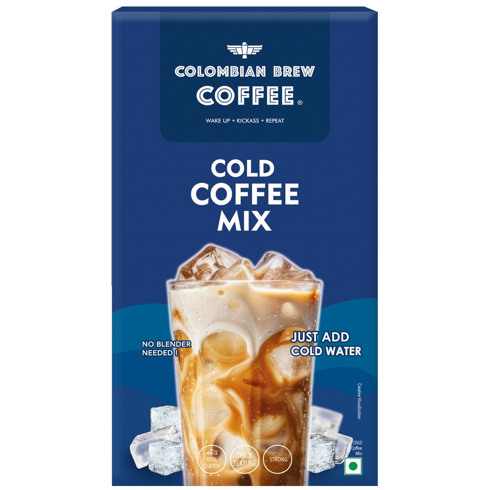 Colombian Brew Cold Coffee Mix | Instant Iced Coffee Powder | 5 Sachets x 25g (125g) | Just Add Cold Milk | Creamy Café Style Cold Coffee at Home-image-21