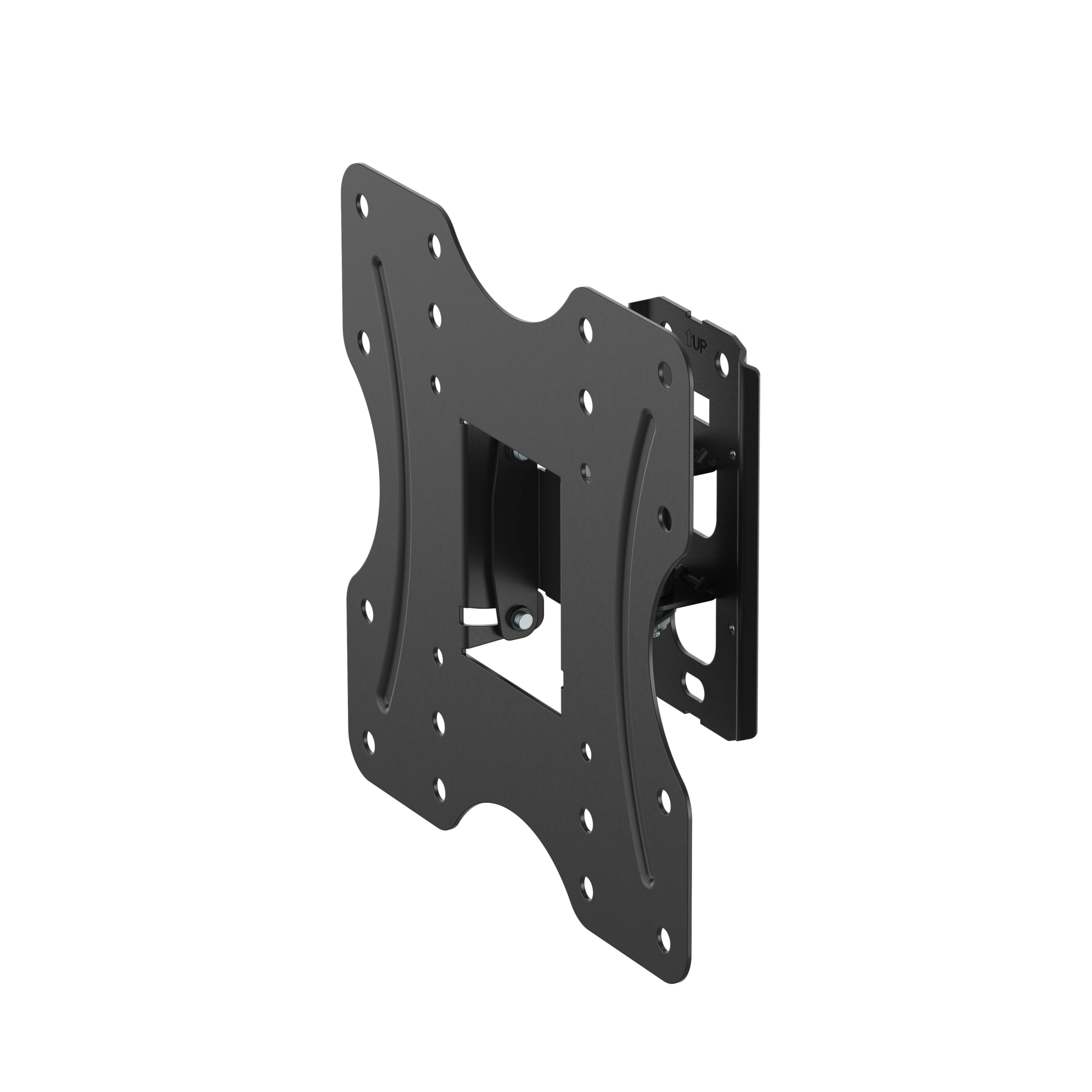 PureMounts TV Wall Mount, Swivelling Tilting Universal Bracket for 23-42 Inch Flat & Curved Heel/Monitor up to 30 kg