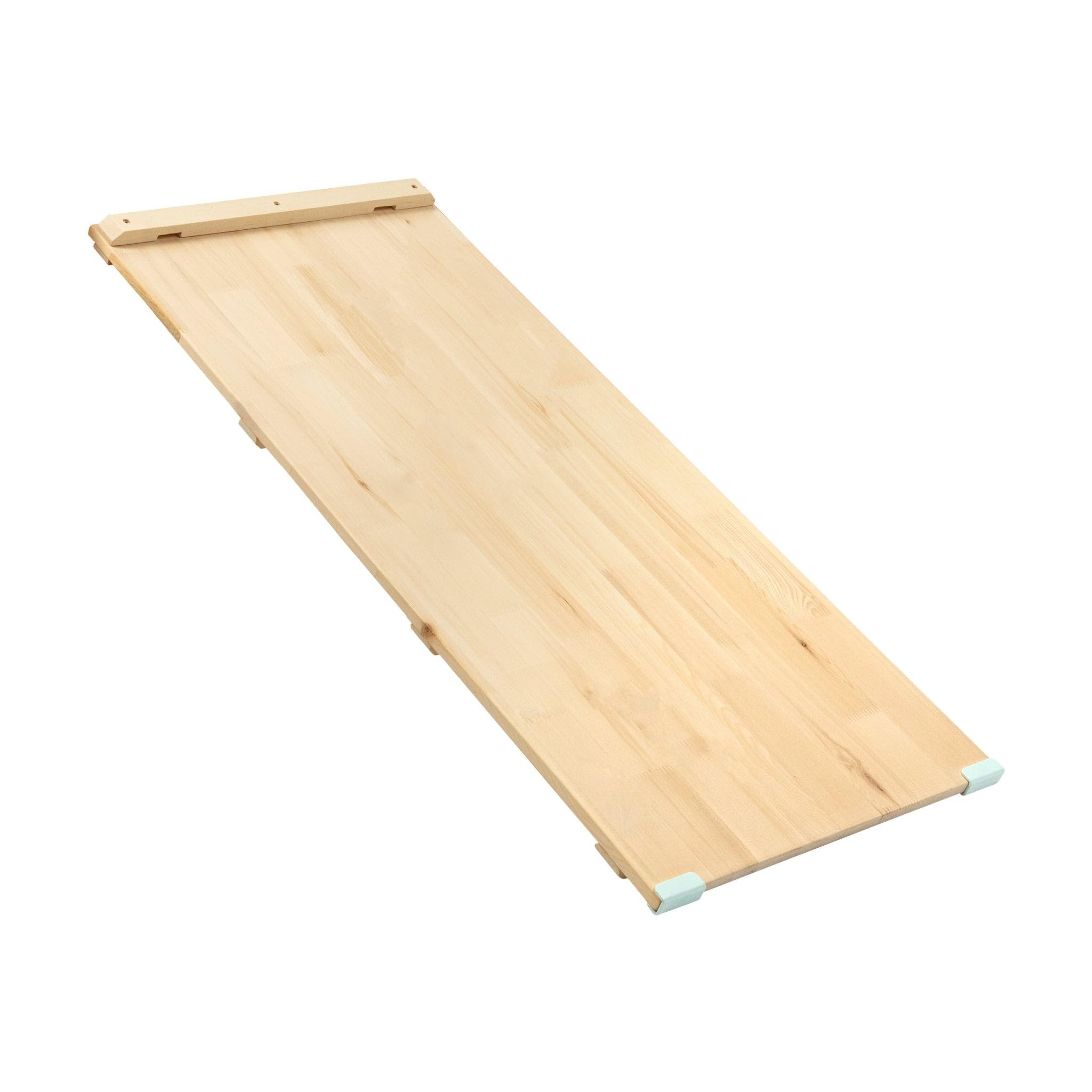 TPToys, Active-Tots, Pikler Style Wooden Indoor Baby and Toddler Ladder, Slide or Bridge, for use with TP Triangle or Climbing Cube, Interative Play, 12 Months+ ,Wood