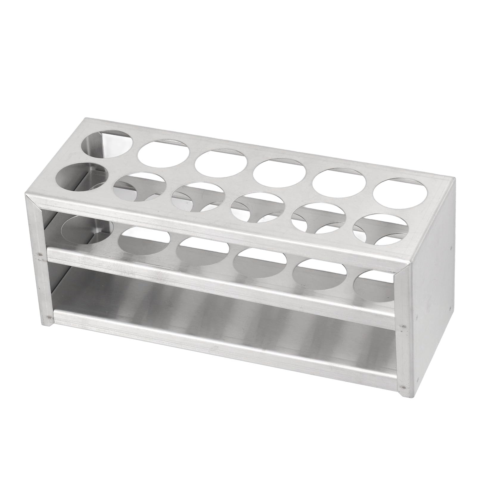 3 Layer Stainless Steel Test Tube Holder Rack, Chemical Resistant Test Tube Holder, Suitable for a Wide Range of Cylindrical Objects (#3)