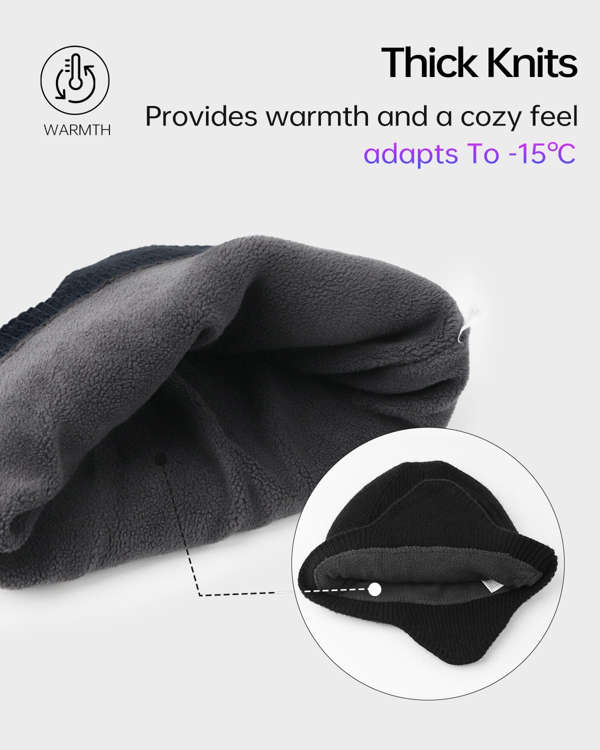 Zylioo S/M/L/XL/XXL/3XL Ear Flap Winter Beanie Cappelli per teste grandi e piccole, copertura per le orecchie, cappelli caldi beany cappelli, cappelli invernali lavorati a maglia con teschio,