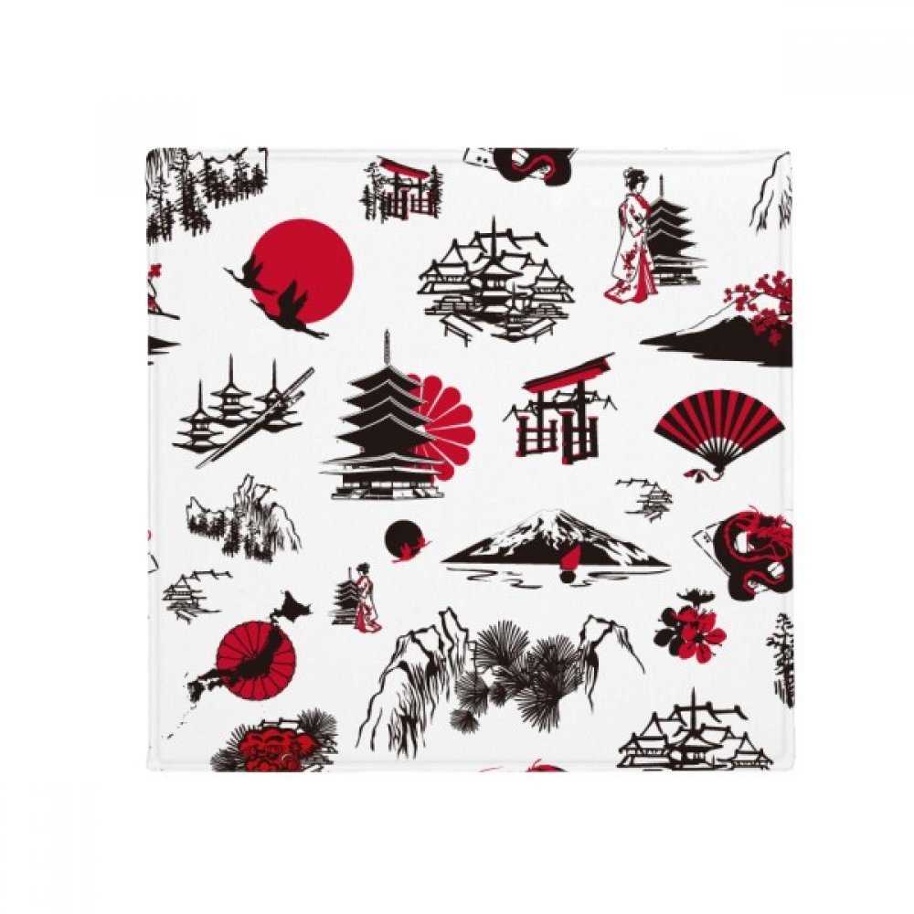 Tapis de sol Mont Fuji 80x80cm le cadeau déco idéal pour passionnés du Japon