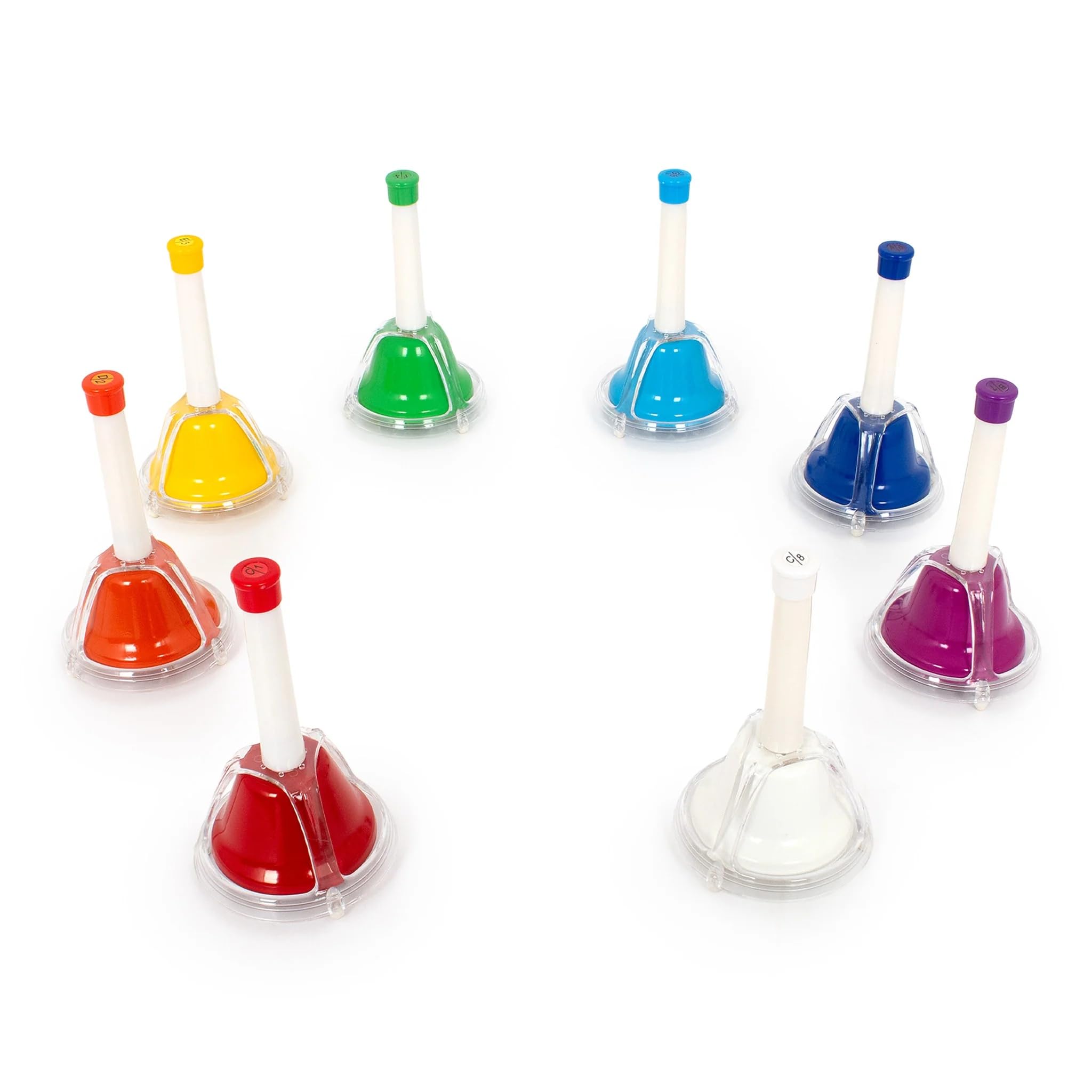 CB8 Coloured Combi Hand Bells (Set of 8)