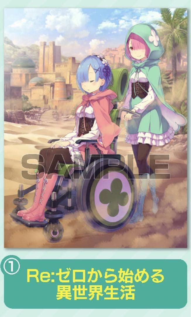 MF文庫J20周年記念 リゼロ アクリル額装入り複製原画 【公式通販】