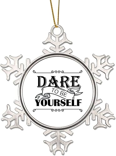 Miniatura 4 de Cita de estaño copo de nieve adornos de Navidad Chaos Creator Adornos para árbol de Navidad, decoración colgante de metal de Navidad, recuerdo de