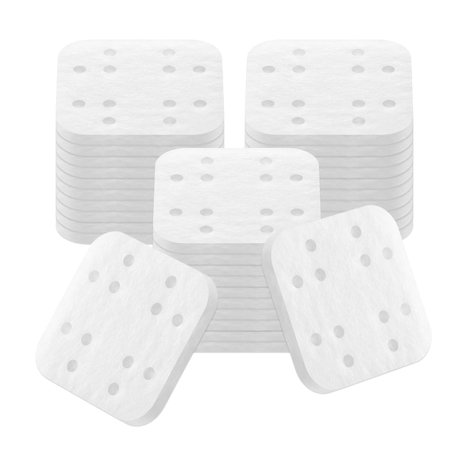 PANGBOER Of 60 Breathable Cotton Mineral Demineralization Pad for HM713 HM813S Humidifiers Promotes Cleaner Mists Output Humidifier Demineralization Pad
