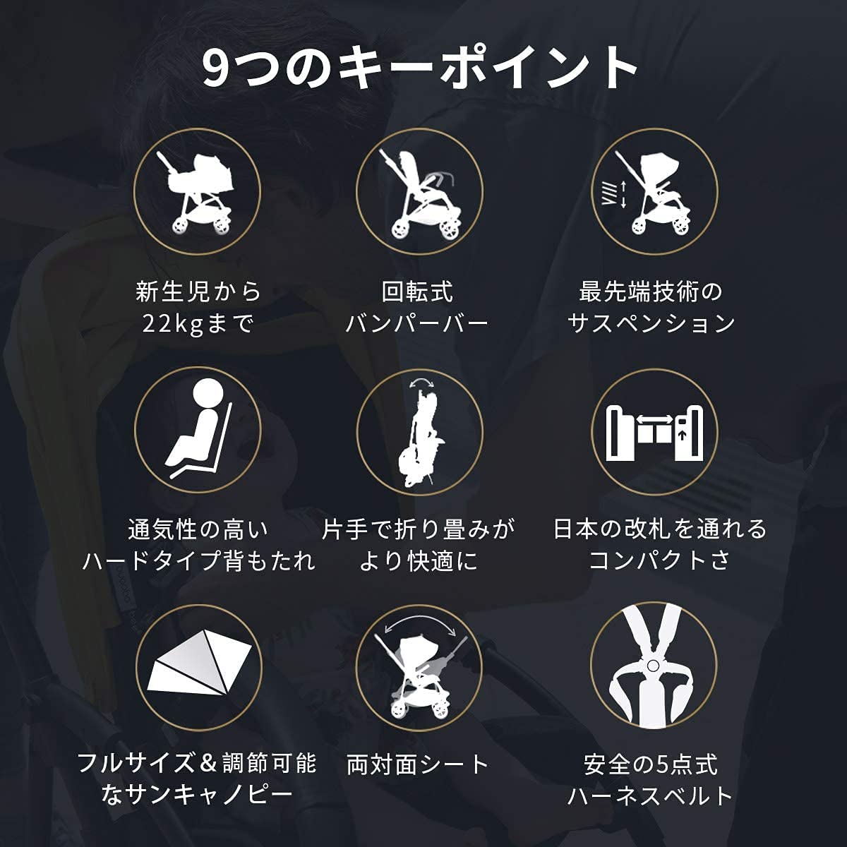 Amazon.co.jp: bugaboo バガブー ビー6 ベビーカー (シルバー) (シート 