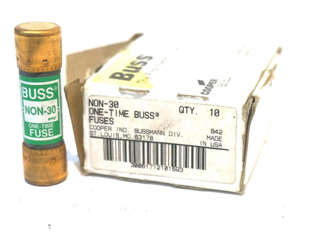 10 New BUSSMAN NON-30 FUSES NON30