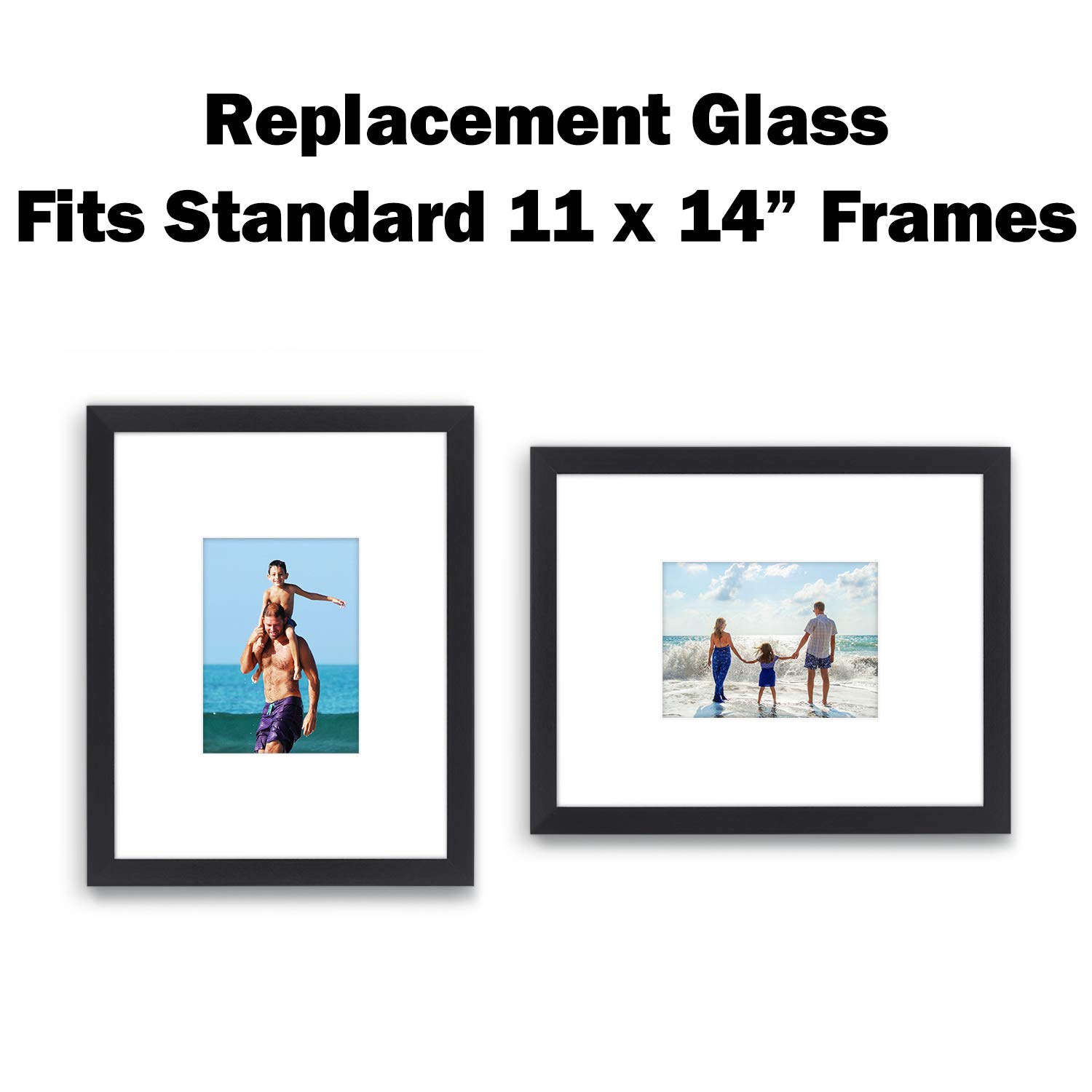 Icona Bay HeatStrengthened Glass Replacement for Picture Frame