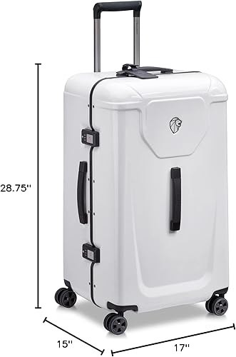 Miniatura 9 de DELSEY Paris Peugeot Voyages - Maleta rígida con ruedas giratorias, BLANCO BRILLO, Peugeot Equipaje rígido Voyages con ruedas giratorias