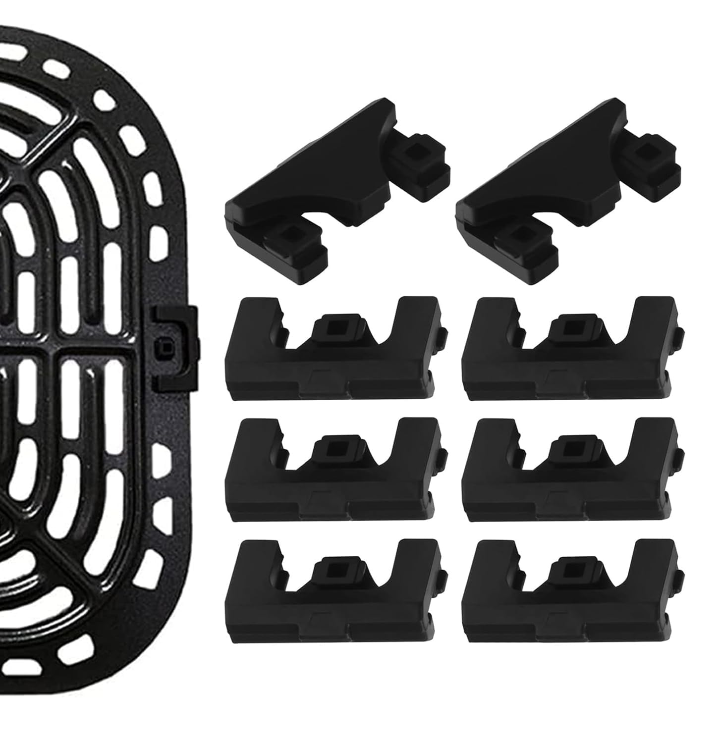8 Pcs Air Fryer Silicone Bumper Feet, Rubber Tips for Instant Vortex Plus & Instant Pot Vortex, Heat-Resistant Non-Slip Tray Protectors, Replacement Silicone Pads for Air Fryer Accessories