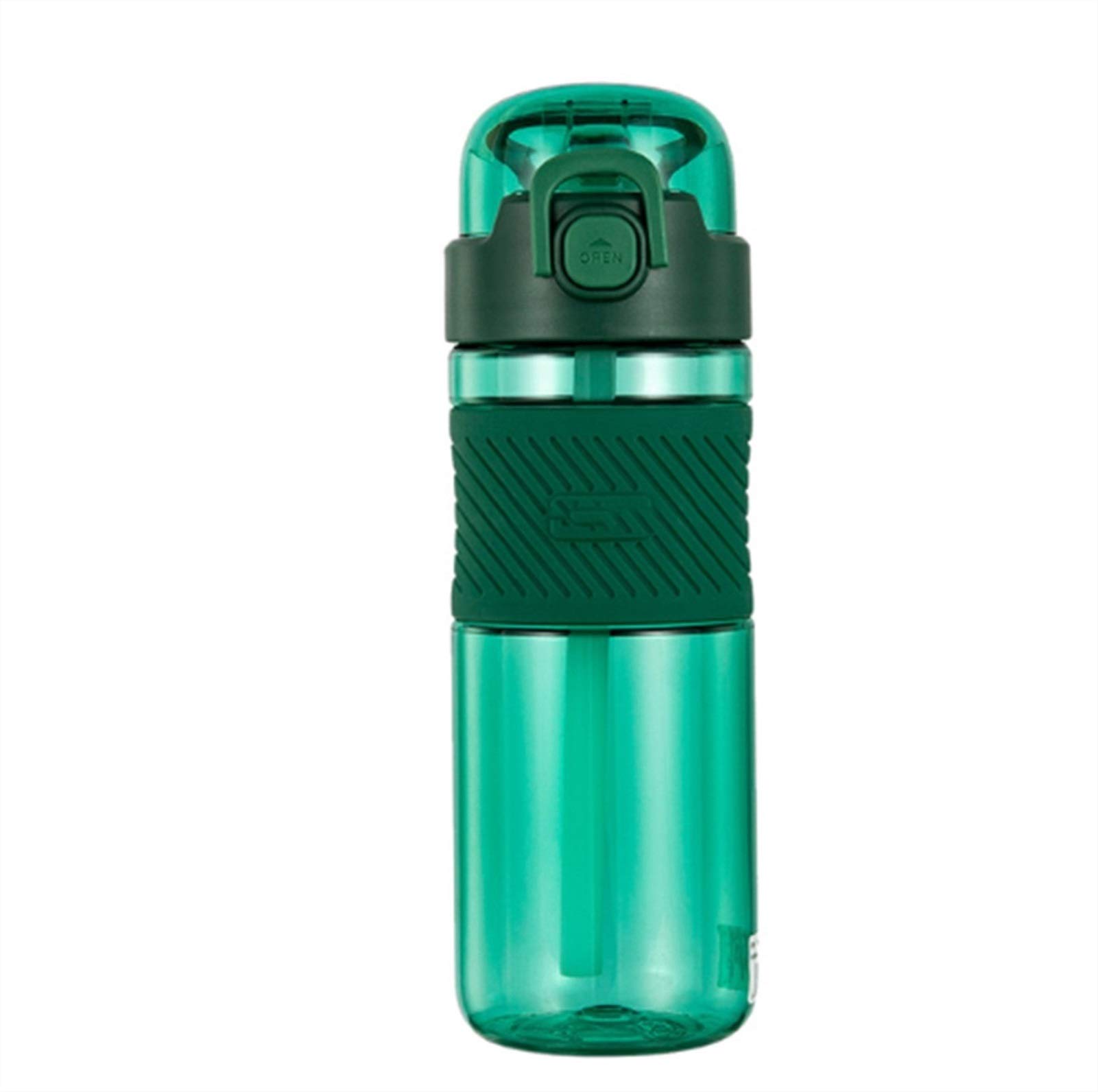 Bouteille d'eau de sport 600ML avec paille portable et écologique