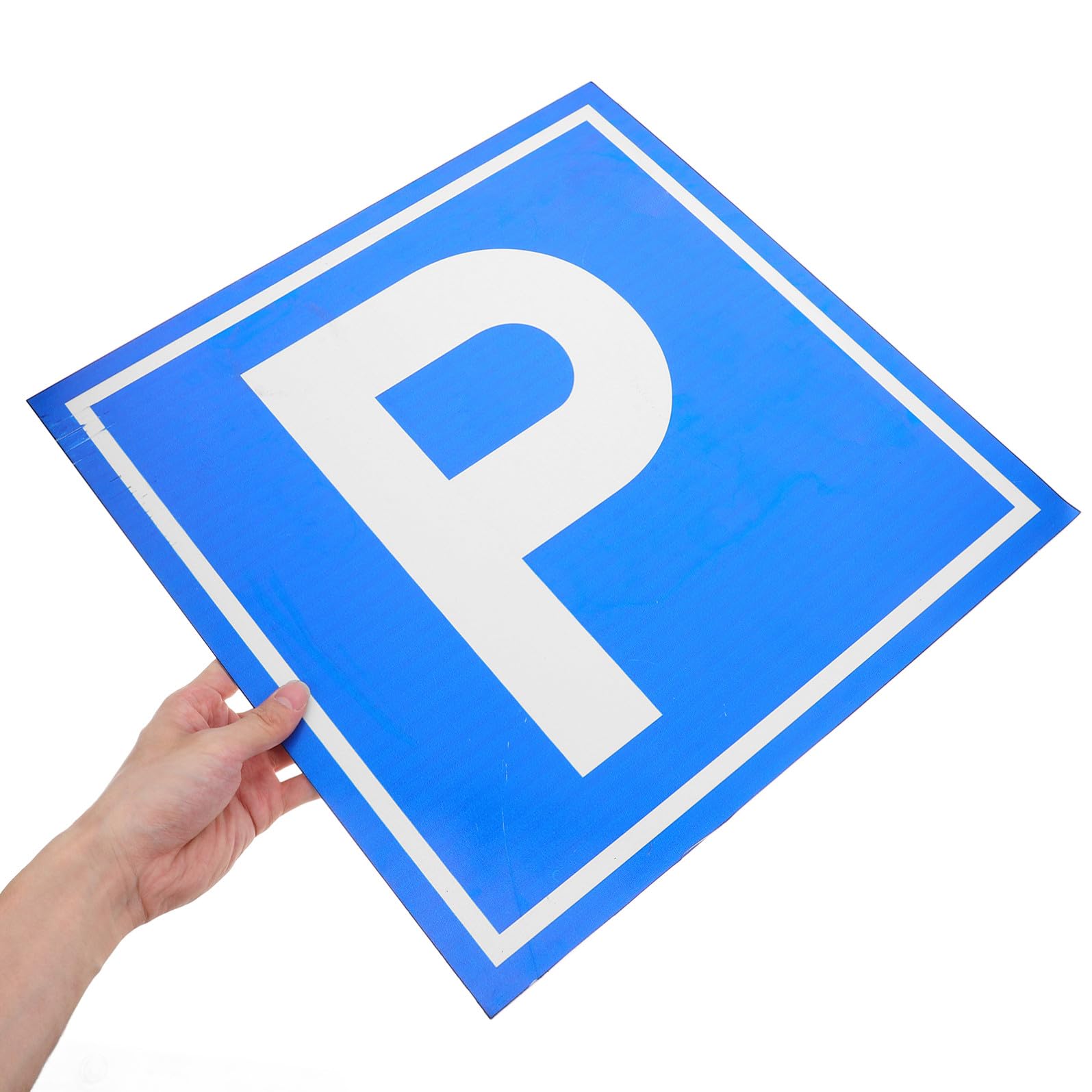 Cartello di Sicurezza Parcheggio P Simbolo in Lega di Alluminio Blu | Segnale Visibile, Resistenza All’usura, Installazione Rapida, Adatto a Vari Luoghi Segnaletica Chiara