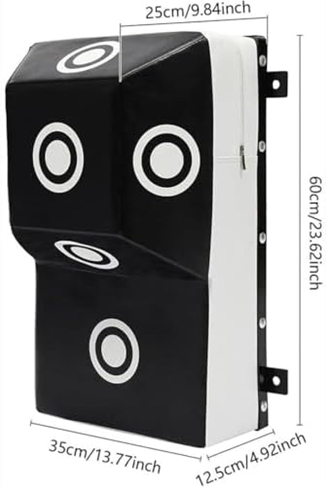 Punch Wall F0cus Target Pad,Allenamento Di Boxe Obiettivo Del Muro, Wall Mount Sacco Pesante Da Boxe Con Montante Con Punti Di Marcatura, Bersaglio Da Allenamento Per Pugni Sportivo B,60x35x30cm