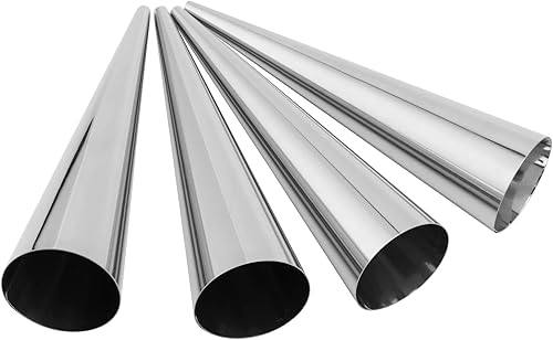 Miniatura 5 de 40 piezas de forma de cuerno crema, tubos de cannoli de acero inoxidable, moldes de cuerno en rollo de crema con cepillo limpio, cuerno crema, conos