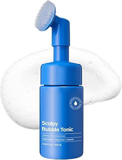 Leave-In Exfoliating Scalp Treatment - Detox Bubble Tonic for Dry & Itchy Scalp, Removes Flakes, Sebum & Buildup, Salicylic Acid & Menthol, Korean Hair Care