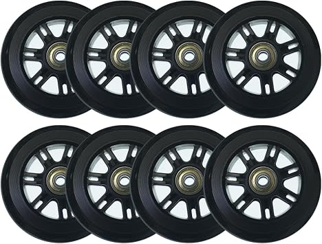 6-Pack 8-Pack 85A 90mm 100mm 110mm 125mm Inline Skate Wheels Indoor Outdoor Outdoor Speed Skating Shoes Inline Replacement Wheels 125mm