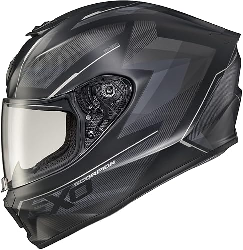 Miniatura 10 de ScorpionEXO - Casco integral R420 de motocicleta, policarbonato, urbano, bolsillos para altavoces con Bluetooth, certificación DOT y Snell, adulto