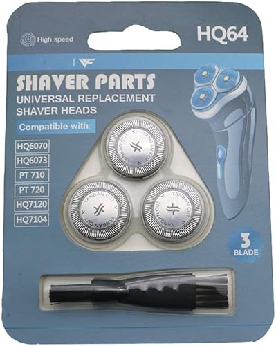WuYan Cabezal de afeitadora de repuesto para Philips HQ64 HQ54 HQ6070 HQ6073 7310XL PT710 HQ7325 HQ7340 PT715 PT725 PT720