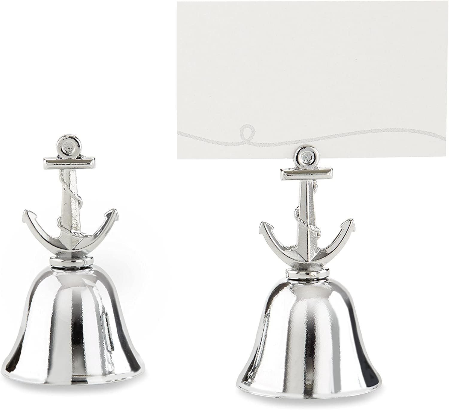 ELEGANI Anchor Kissing Bell Place Card Holders Wedding