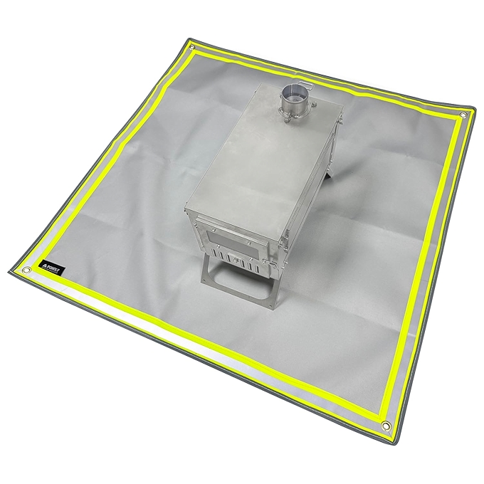 POMOLY 防火垫，夜间可见，户外火坑垫