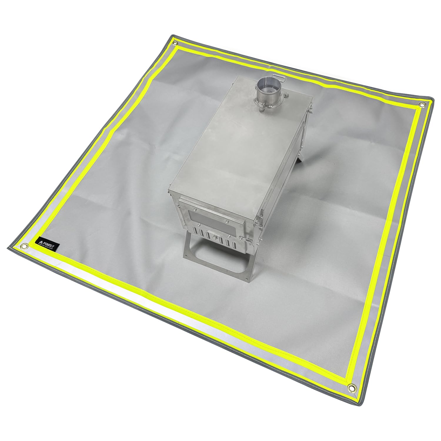 Fire Pit Mat,Fireproof Mat Visible at Night-Great for Deck Fire Pit Base,Patio Fire Pit Pad for Outdoor Wood Burning, Wood Floor, Grass, Campsite, Lawn(39.4'' X39.4'')