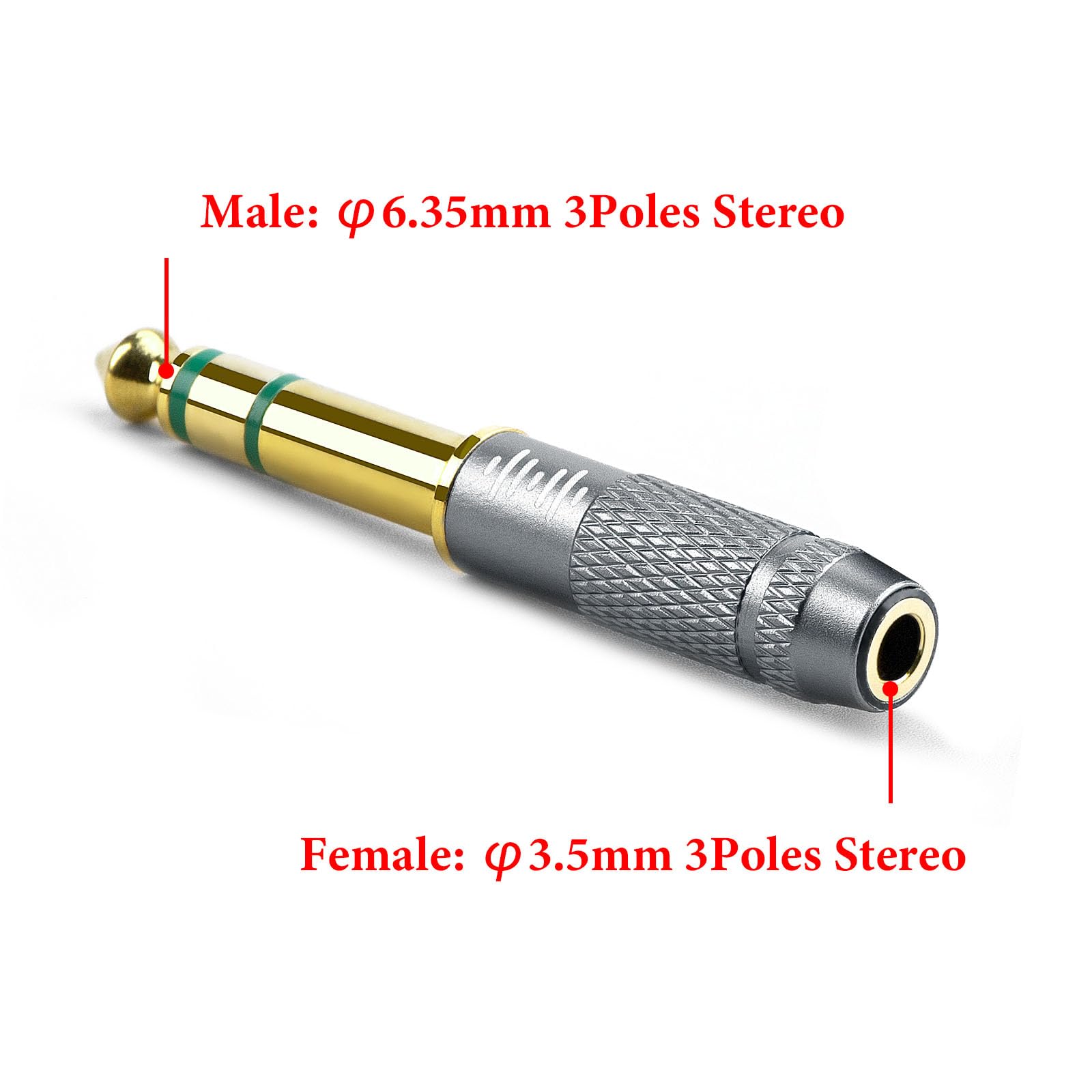 Geekria Apollo Cable de mejora HiFi trenzado de cobre chapado en plata para auriculares Sennheiser HD700, cable de reemplazo para audiófilos con adaptador de 3,5 mm a 6,35 mm, 1,3 m (4,3 ft)