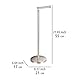 2in1 Stand Toilettenpapierhalter, Edelstahl matt