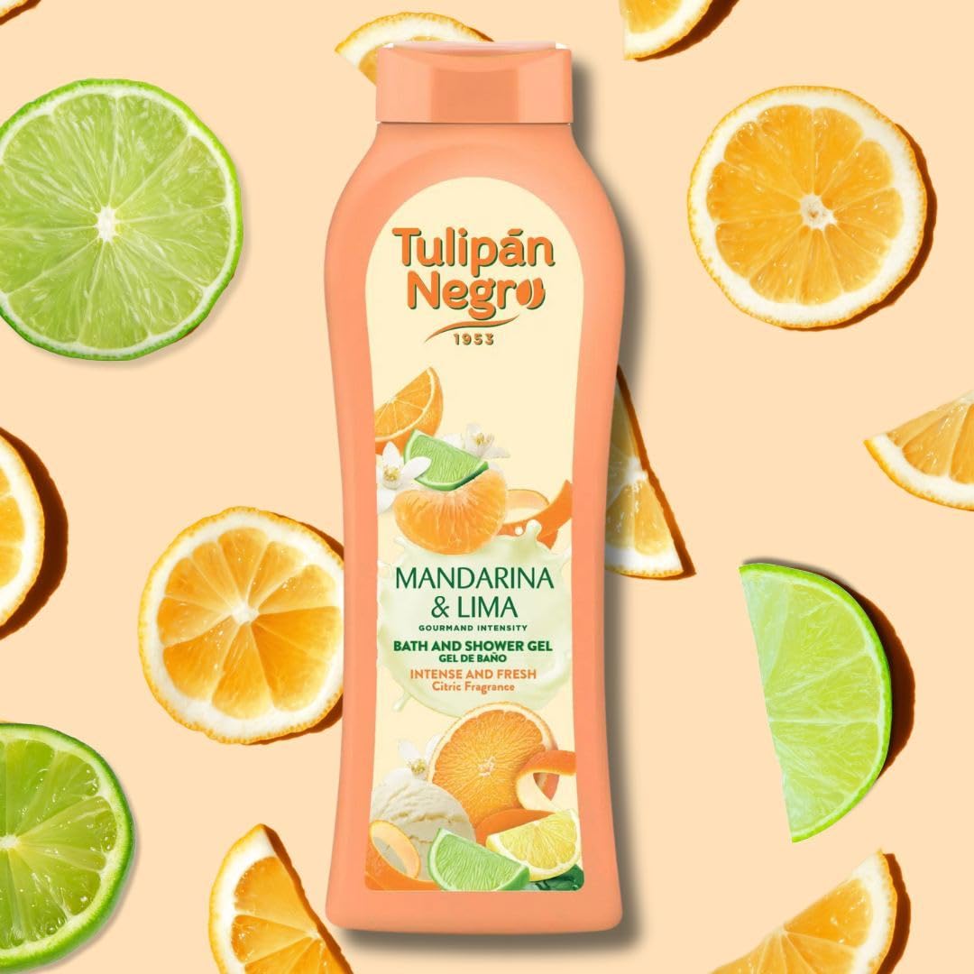Tulipán Negro Gel de Baño Mandarina y Lima 650 ml