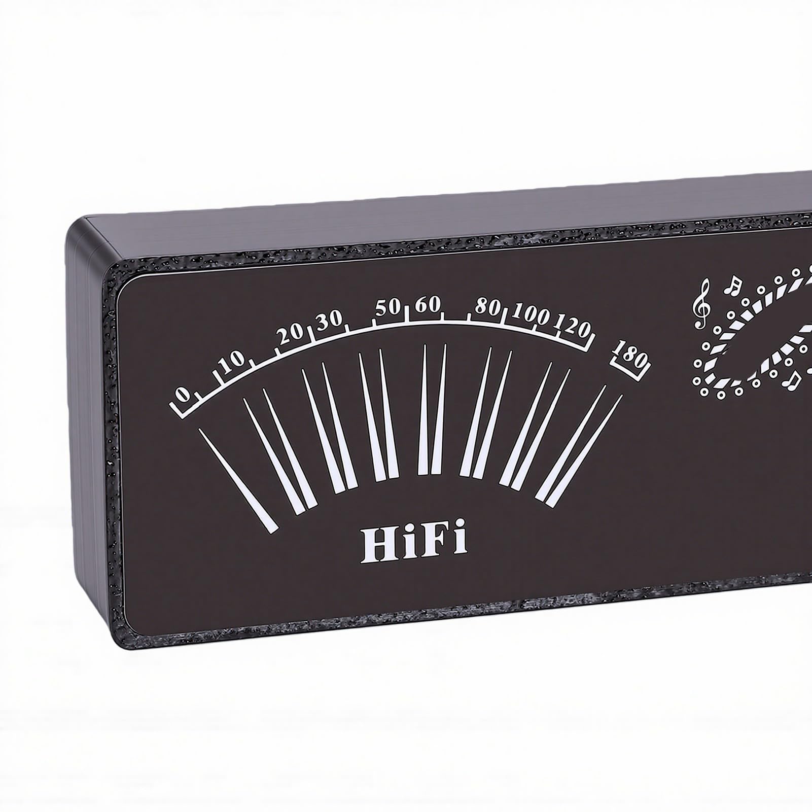 Analizzatore di Spettro, Indicatore del Livello Sonoro con Display del Ritmo Musicale a LED con Controllo Vocale e Ingresso da 3,5 Mm, Ideale per Decorazioni per la Scrivania, Interni di