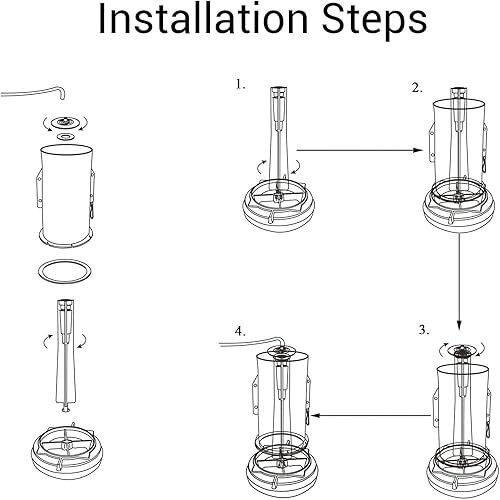 Miniatura 6 de Kit de repuesto de válvula de descarga de recipiente, compatible con Kohler GP1229656, K-1188999, K-1188998, para sistema AquaPiston, incluye guía