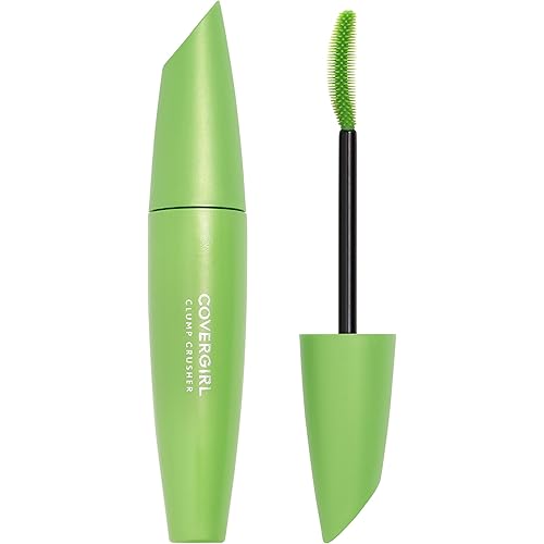 COVERGIRL Clump Crusher Waterproof Mascara, 20X More Volume, Double Sided Brush, Long-Lasting Wear - 825 Very Black (Pack of 1)