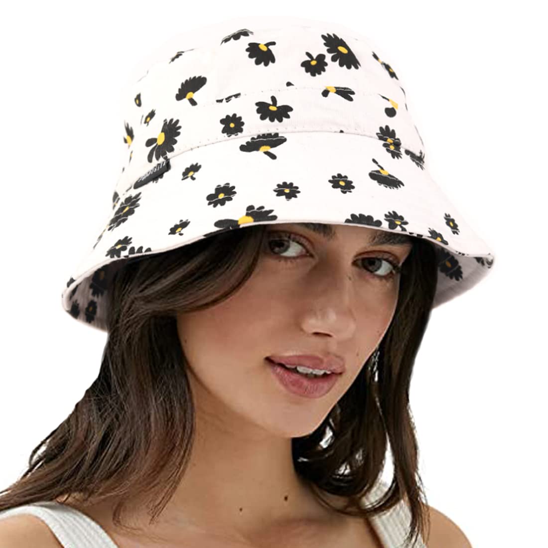 VECRY Mujeres Hombres Denim Lavado Algodón Sombreros de Pescador Mujer Verano Playa Sombrero para el Sol