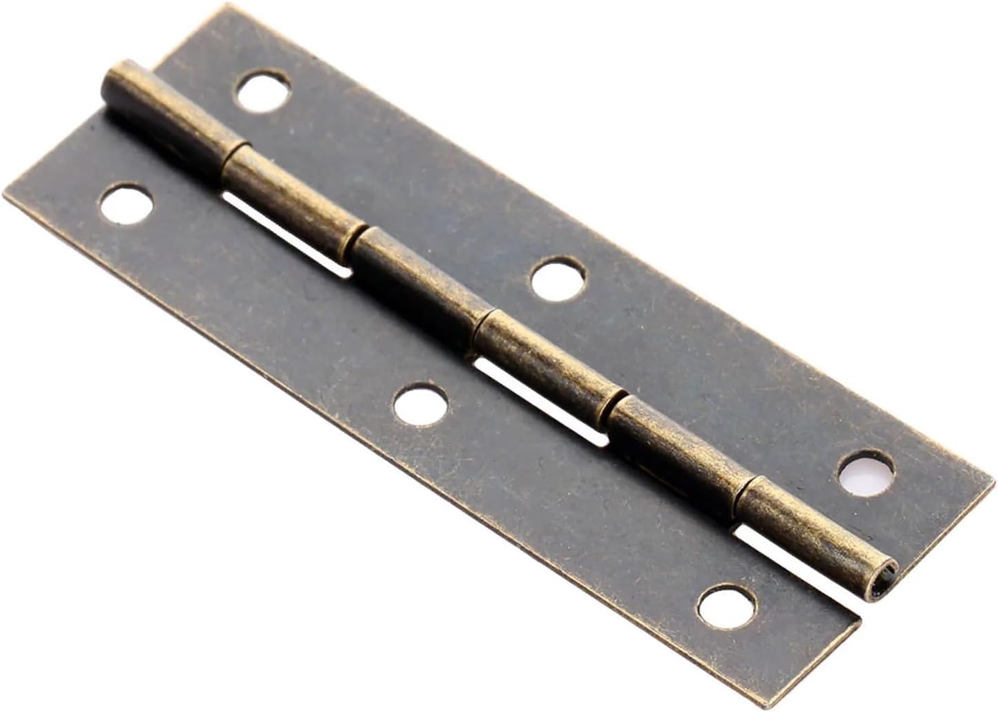 8Pcs Folding Butt Hinges Antique Bronze Metal Hinge for Doors Windows Furniture Cabinet Cupboard Wood Boxes with Screws 60x20mm