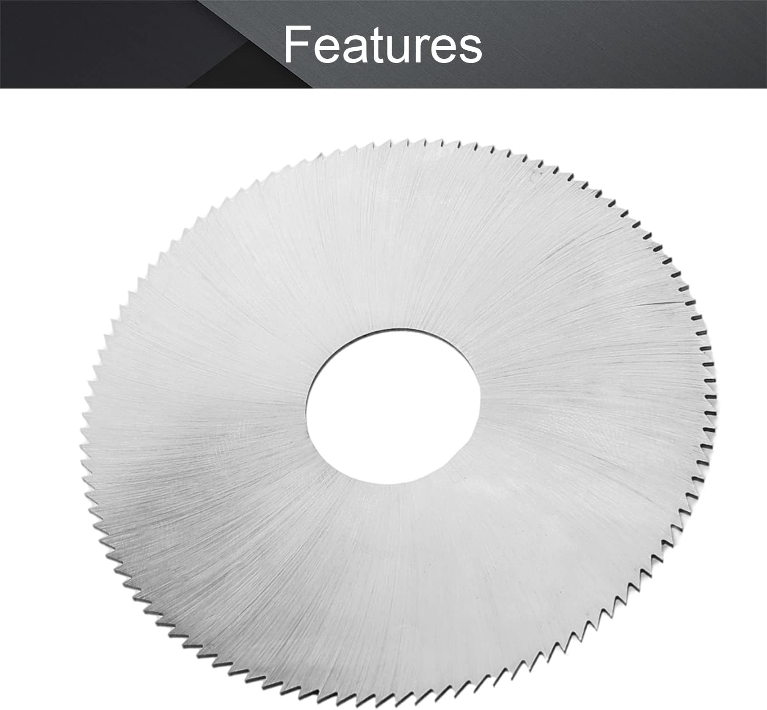 Utoolmart Circular Saw Blade 3.15x0.87x0.04inches/80mm x 22mm x 1mm 108T Cutting Saw Blade HSS Steel Round Slitting Saw Cutter