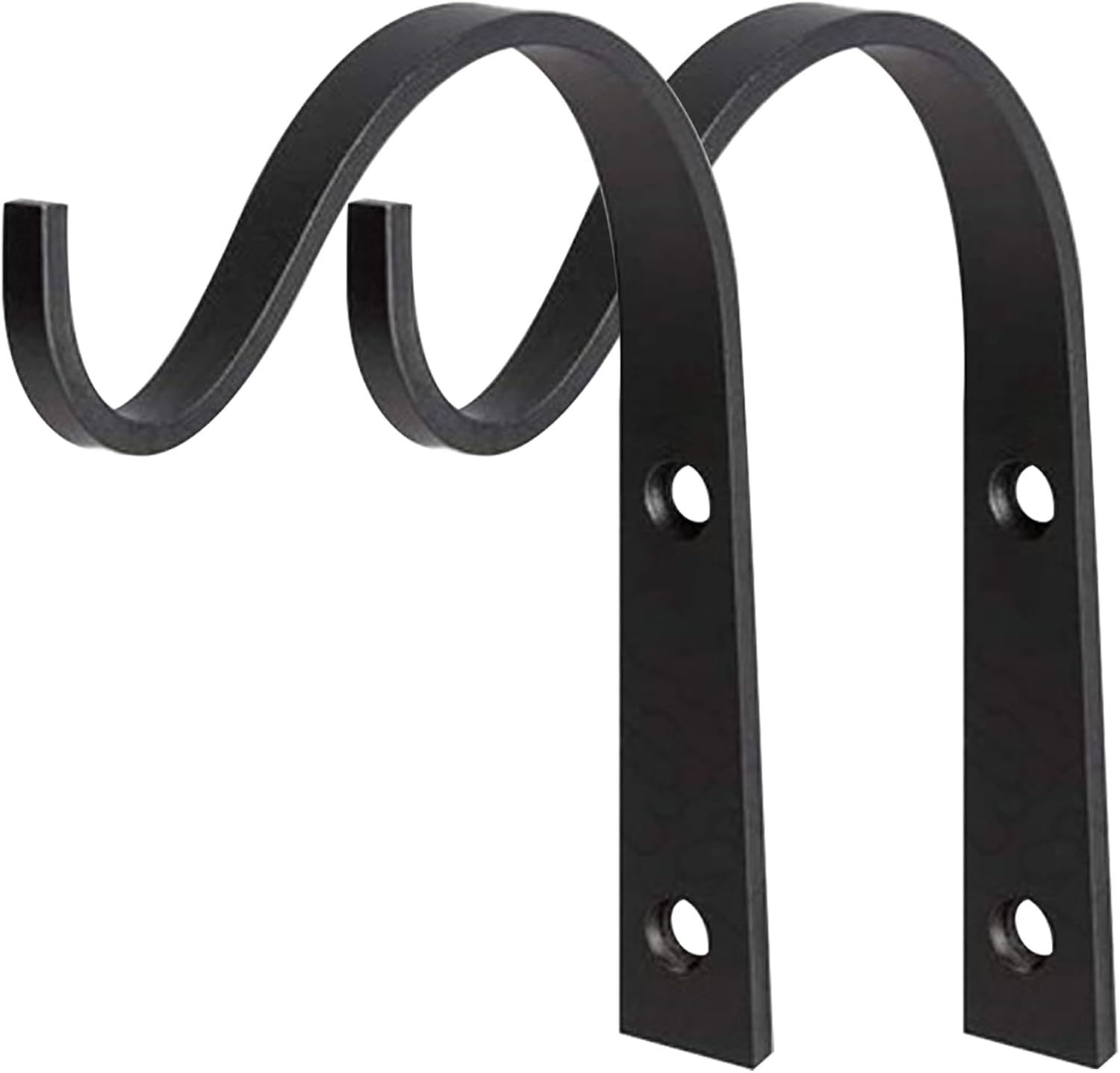 Plant Hanger 2Pcs Metal Plant Hooks for Wall 3.2'' Hanging Holder 22lbs Loading Hanger Shepherds Hook Bracket for Hanging Lanterns, Bird Feeder, PlanterPlant image 4