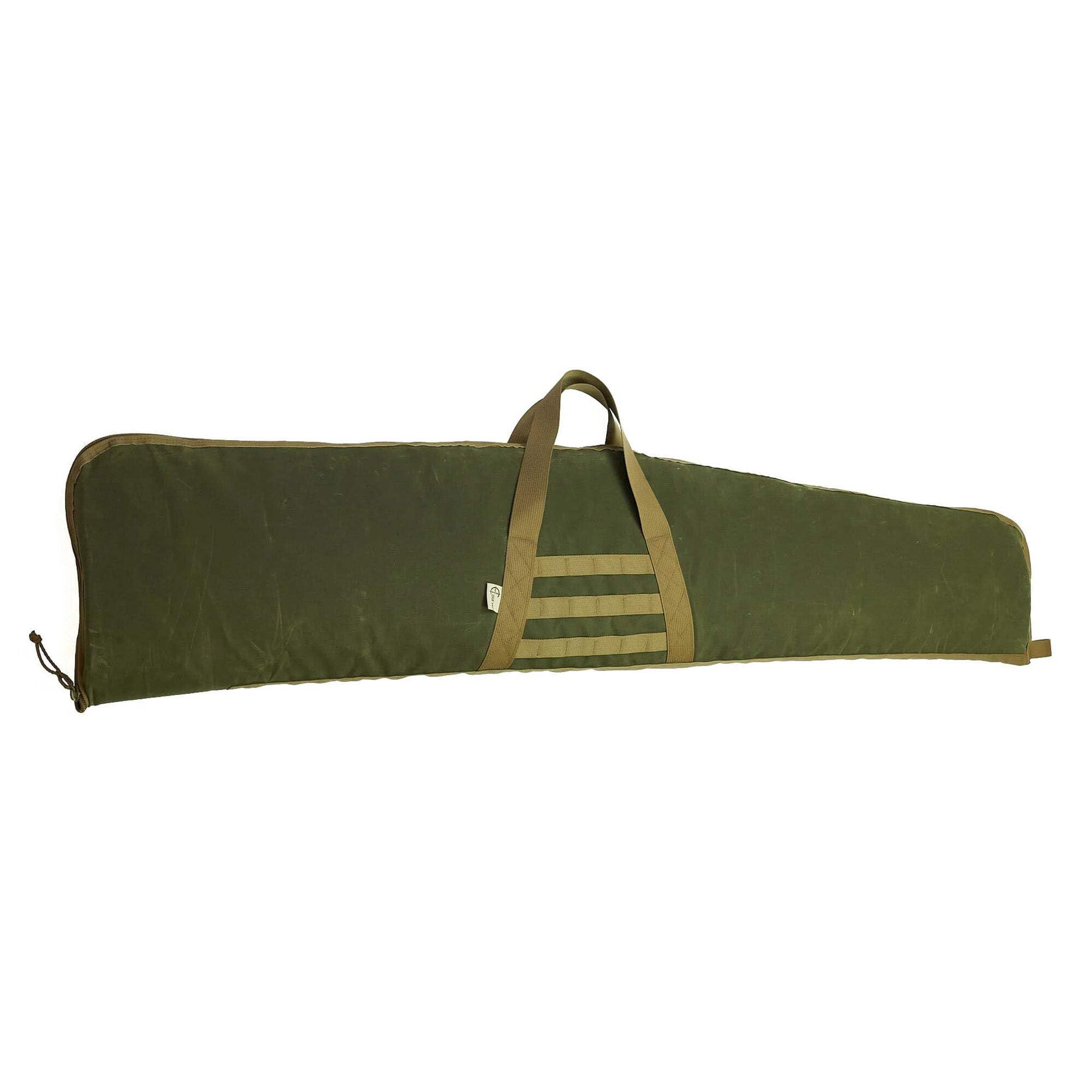 Cole-Tac Waxed Canvas Competition Rifle Case Green/Coyote Brown