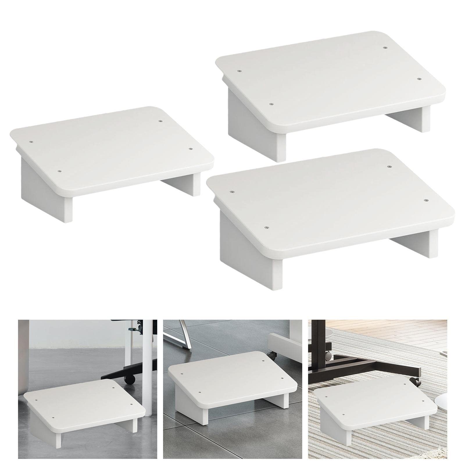 Reposapiés confiable debajo del escritorio, soporte ergonómico de ángulo de inclinación, superficie lisa antideslizante para el trabajo, oficina en casa, computadora, taburete (color: 30 x 20 x 15 cm)