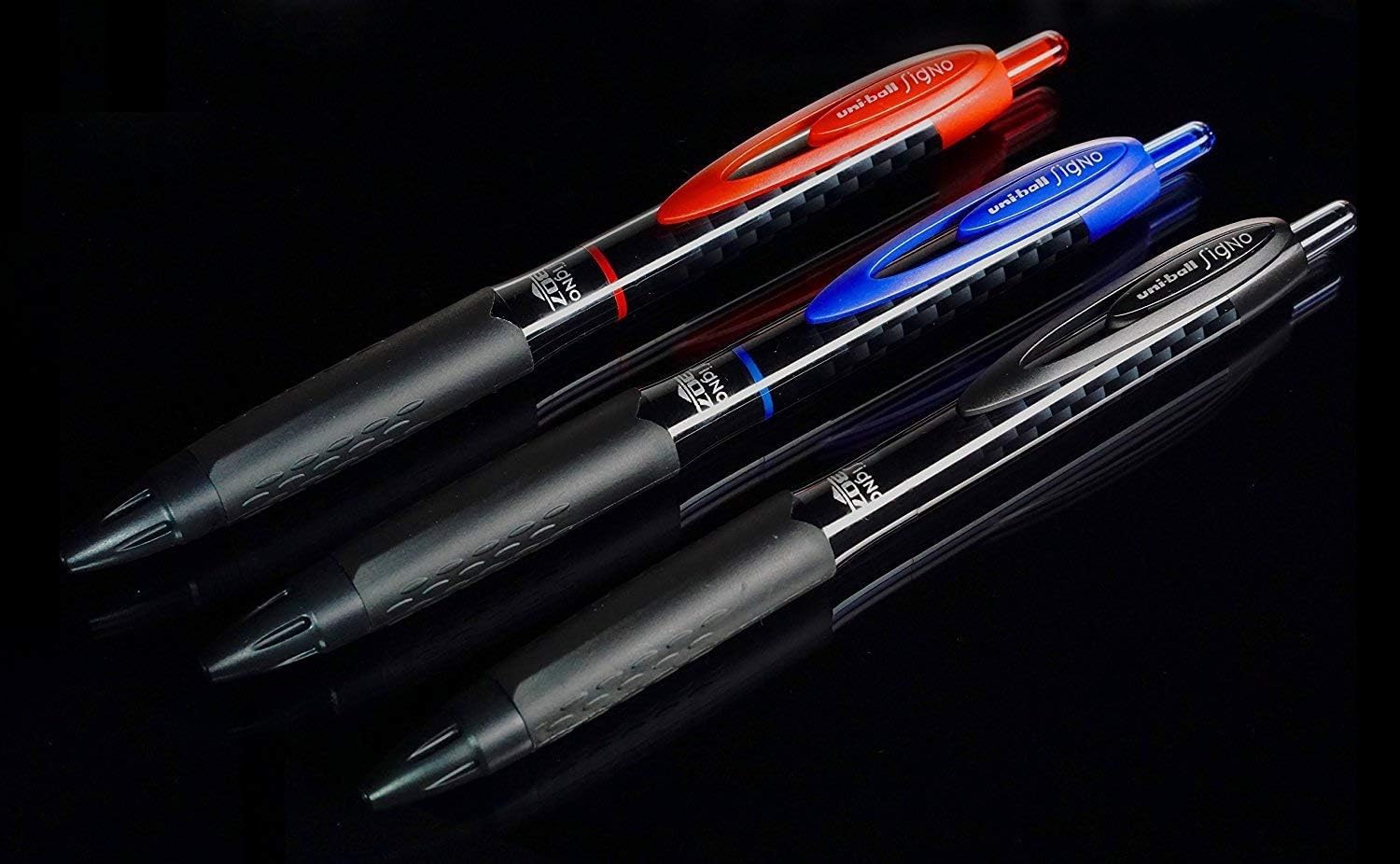 uni-ball Signo 307 - Fine Retractable Rollerball Pen - Pack of 10 - Red Ink - UMN-307, Multicolor, 1 count (Pack of 10) - Image 4