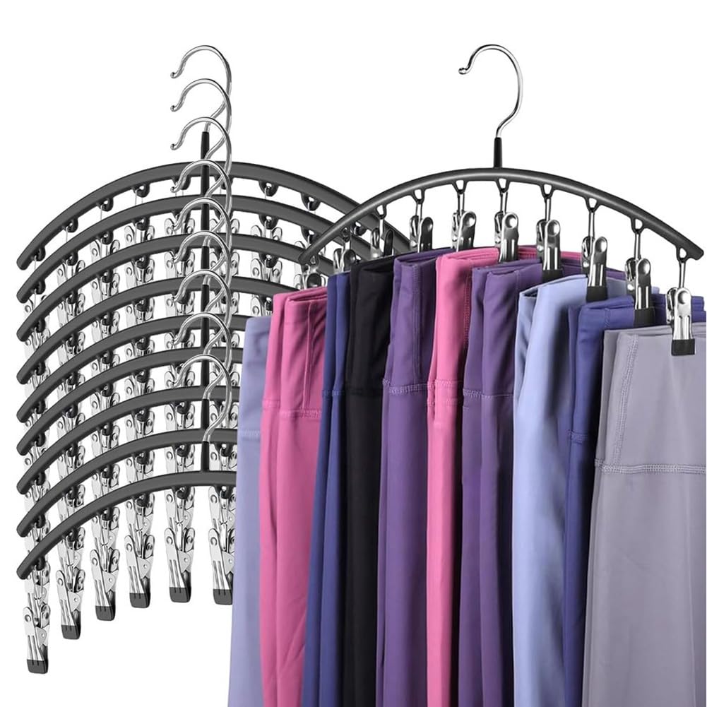 IJSDNVJNDX Windproof Balcony Drying Socks Stainless Steel Clothes Rack Multi-Clip Drying Pantyhose Hanging Functionality