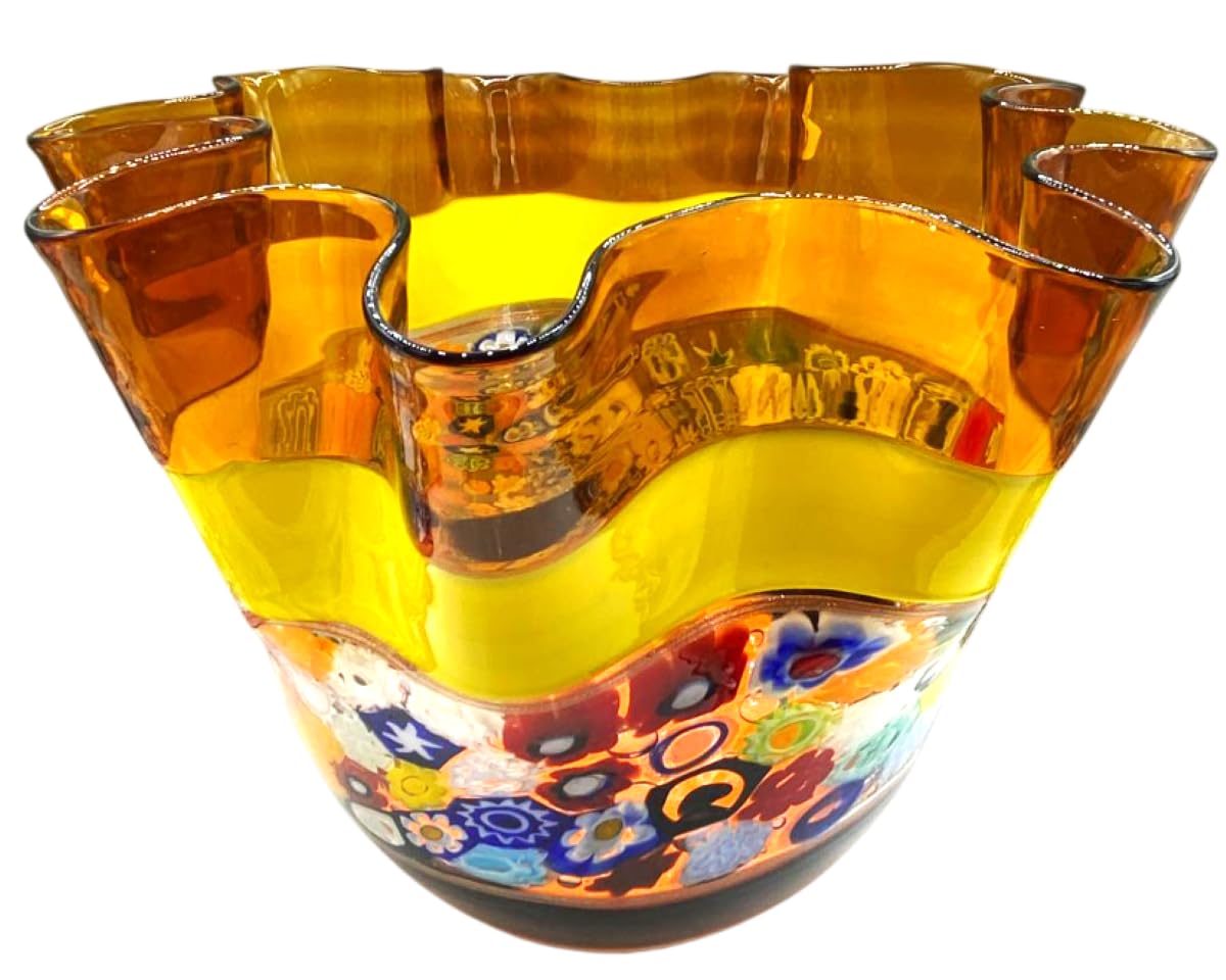 Vase en verre de Murano pour rompre la monotonie d'une déco fade