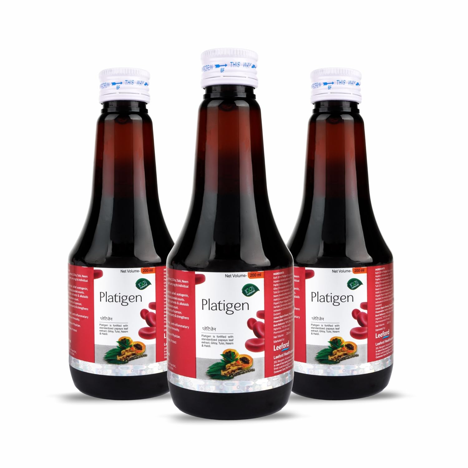 LEEFORD Platigen Thick Liquid Syrup The Platelet Generator For Healthy Benefits 200Ml Each Pack Of 3 (B08XQQS3JJ) Amazon Price History, Amazon Price Tracker