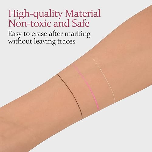 Miniatura 5 de ATOMUS Cadena de mapeo de cejas 2pcs pre-entintado 30m (98ft) Microblading String para marca de cejas Cuerda de medición negra para maquillaje de