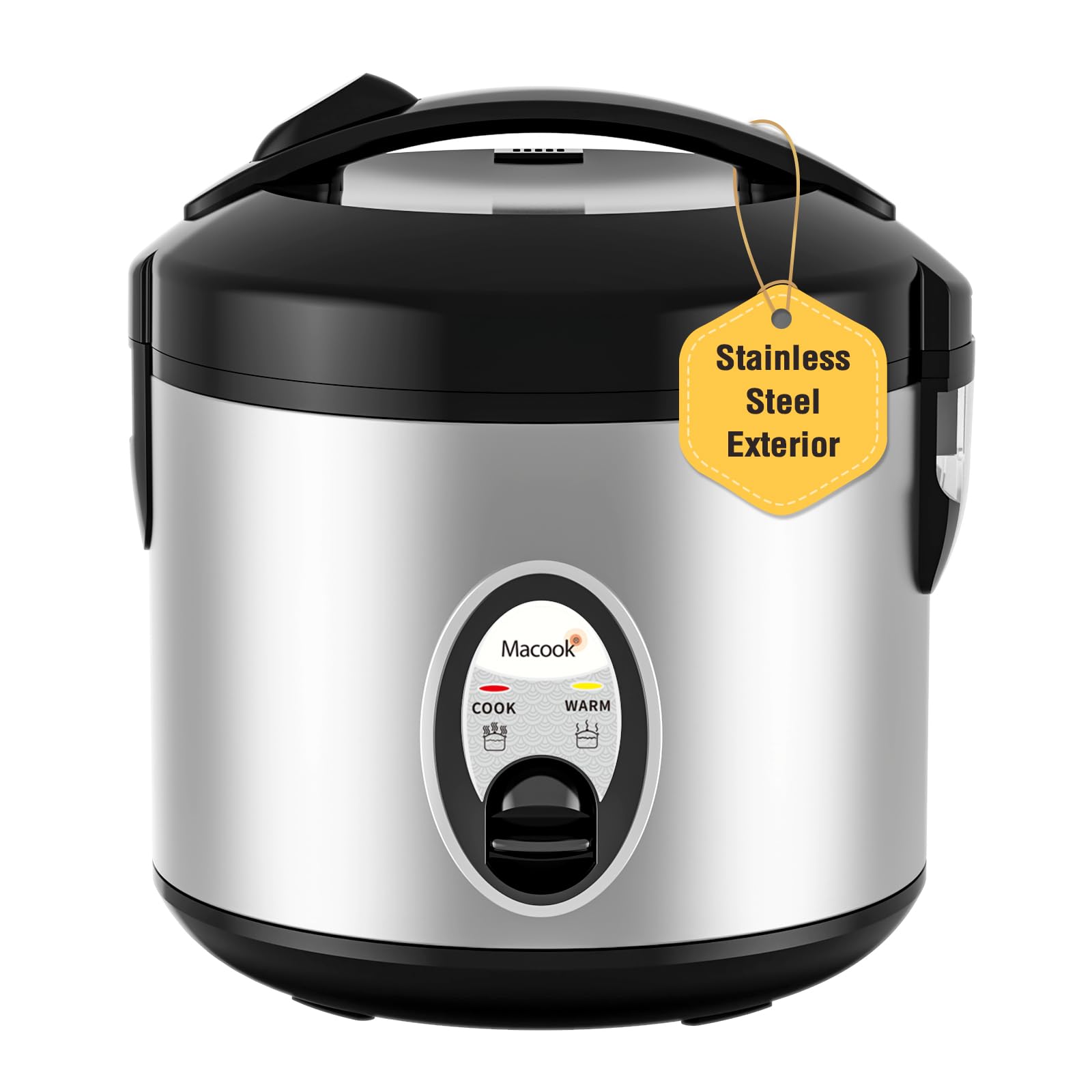 Low Sugar Rice Cooker 6 Cup - Smart Starch-Removing Steamer, 5-in-1 Digital With Timer & Keep Warm