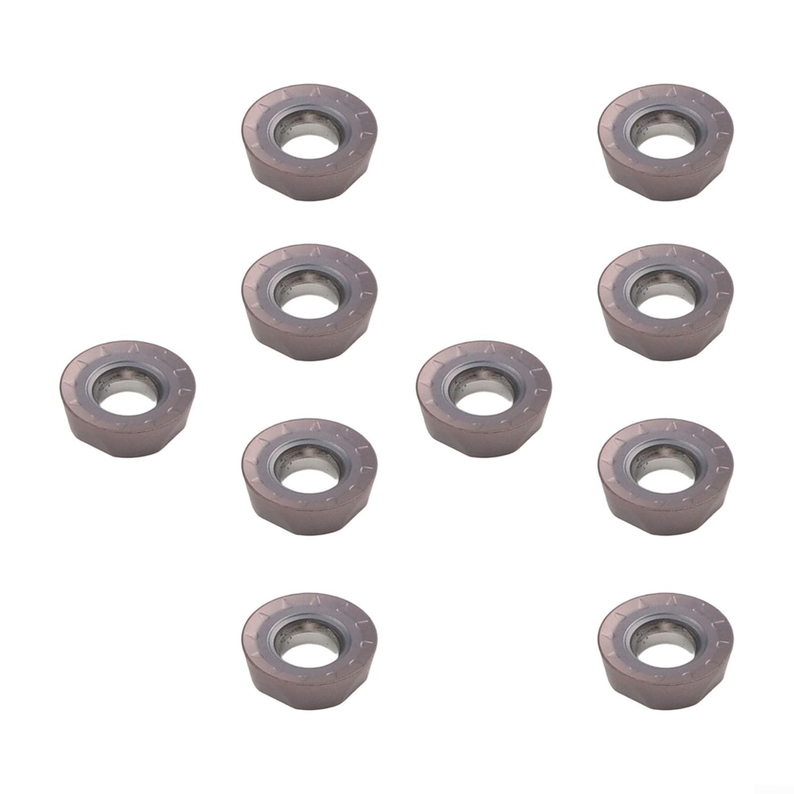 Lathe Milling Cutter Insert RPMT08T2M0E JS Carbide BP1125 RPMW08 Suitable for Shaft Parts Processing and Housing Parts Intermittent Cutting Tasks