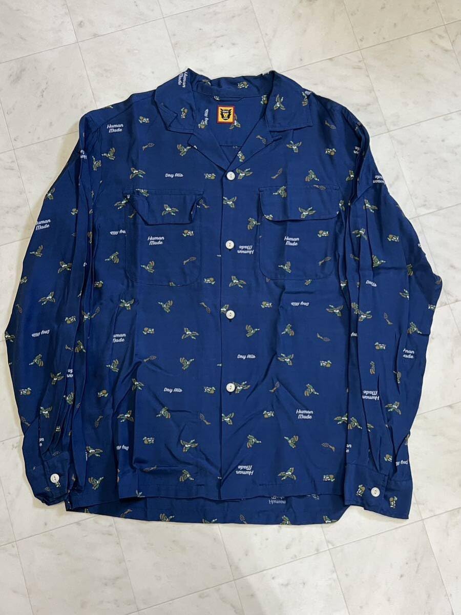 Amazon.co.jp: HUMAN MADE HUMAN MADE DUCK PATTERN ALOHA SHIRT DUCK 