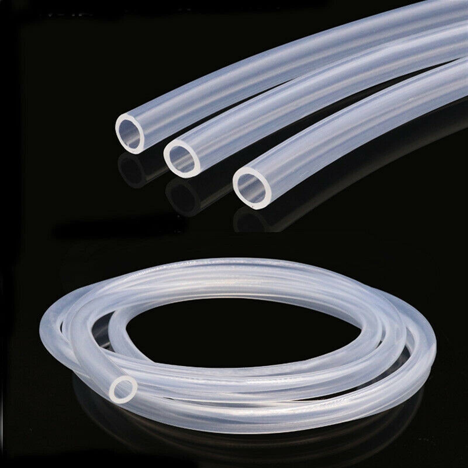 Cqinju-Tube en Silicone Flexible 1-100mètres de Pompe de qualité Alimentaire Tube Tube de Silicone Tube Tuyau de Tuyau de Tube diamètre intérieur 0,8-7.9mm, Large Gamme d'applications